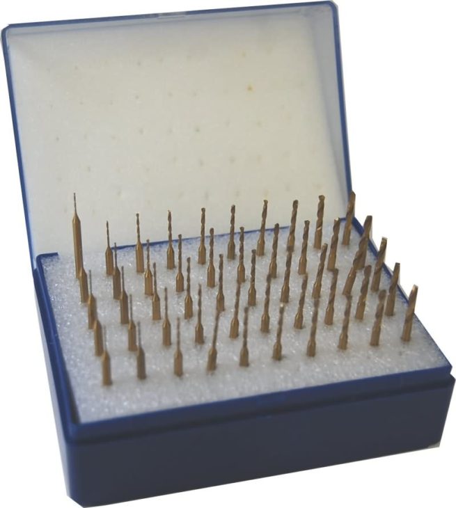 New - 50 pc HSS Microdrill Set with 2.35 mm Dia Shank   SORRY OUT OF STOCK