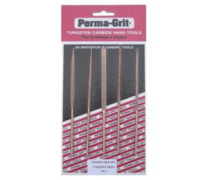 Permagrit Set of 5 Small Needle Files 14 cm