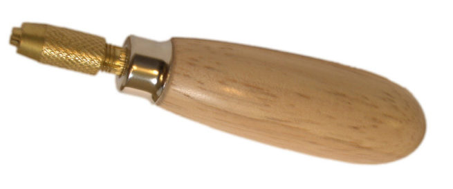 Needle File Handle with Wooden Handle