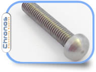 Steel BA Round Head Screw (No Slot)