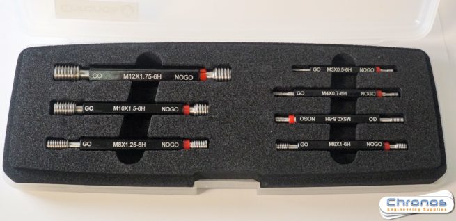 Set OF 7 Plug Gauges M3-M12- SORRY OUT OF STOCK