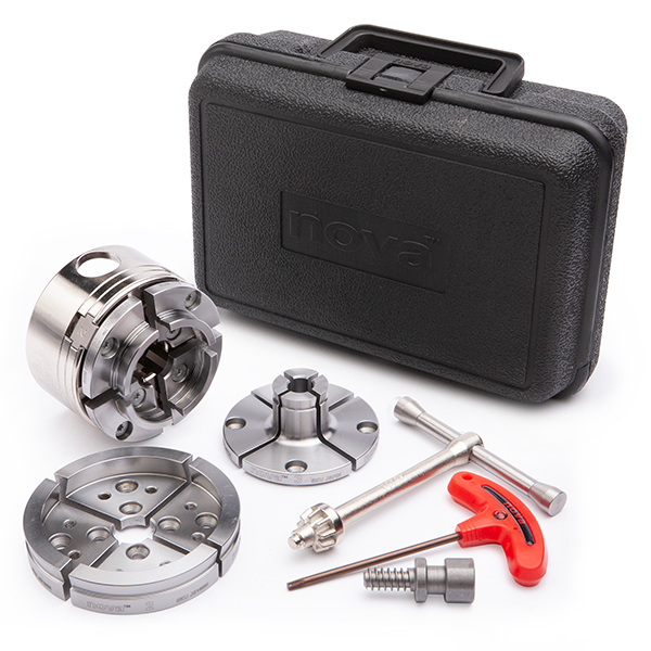 NOVA PRO-TEK G3 Lathe Chuck Bundle TR482964 M33 Direct Fit Version