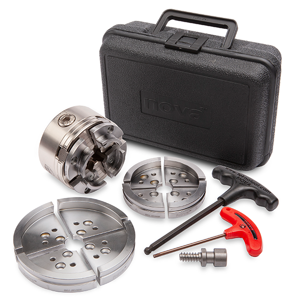 NOVA PRO-TEK SuperNOVA2 Bundle Lathe Chuck TR23108 Insert Version (Insert Included)