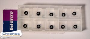 Set of 10 Spare 6mm Profiling Inserts for Glanze Indexable Lathe Tools etc