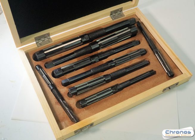 Set of 8 Adjustable Reamers in Wooden Box 15/32 - 1 1/16 inch- SORRY OUT OF STOCK - Image 2
