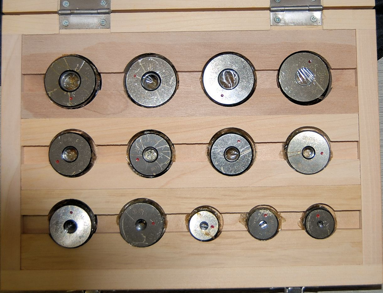 26 PC RING GAUGE SET M3M12 GO & NOGO. Chronos Engineering Supplies