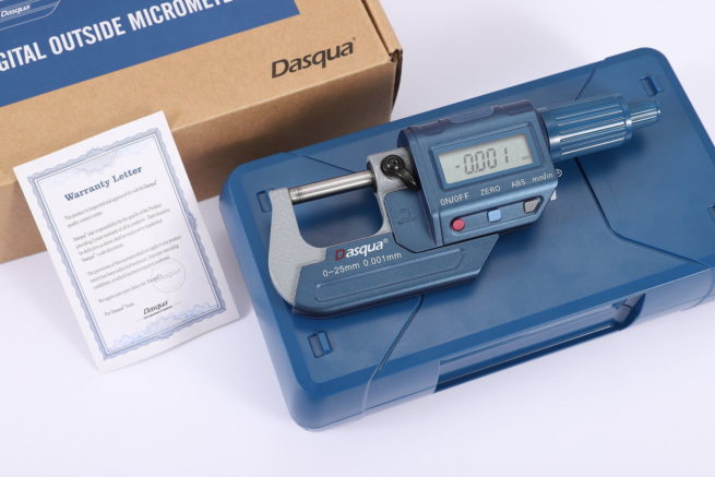 Dasqua 25-50mm / 1-2 inch Digital Micrometer 4210-2110A
