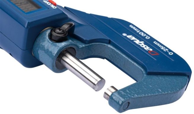 Dasqua 25-50mm / 1-2 inch Digital Micrometer 4210-2110A - Image 6