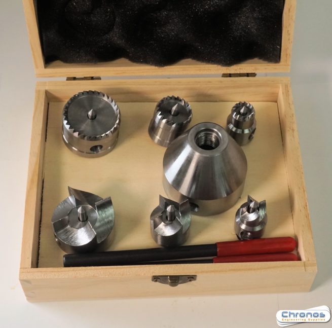 SCT 7pc Set of Drive Centres in a Wooden Box M33 x 3.5mm Thread- SORRY OUT OF STOCK - Image 5
