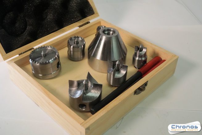 SCT 7pc Set of Drive Centres in a Wooden Box M33 x 3.5mm Thread- SORRY OUT OF STOCK - Image 4