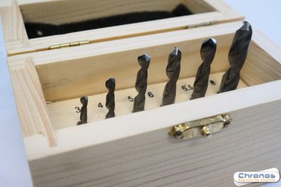 Set of 6 Solid Carbide Drills