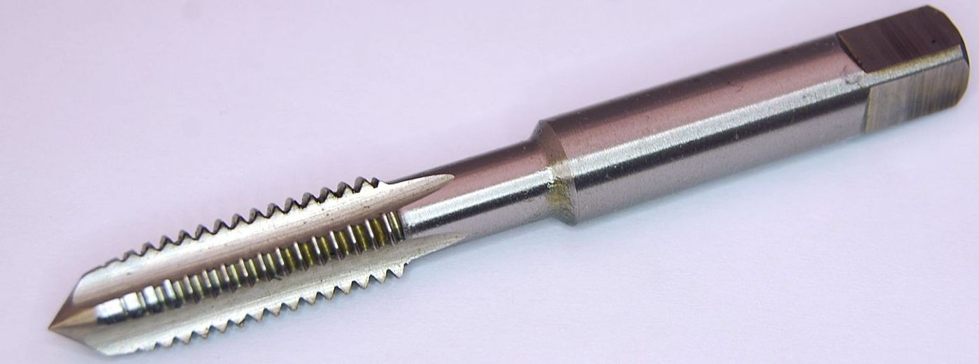 M9 x 1.25 CARBON SECOND TAP-THREADING TOOL FROM CHRONOS ENGINEERING SUPPLIES 