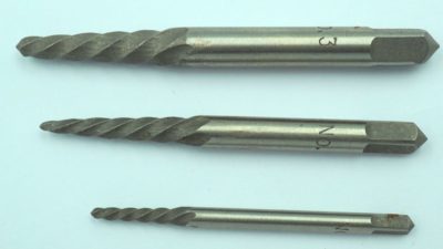 Set of 3 Screw Extractors No 1 , 2 & 3