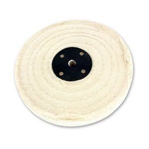 6 inch x 1/2 inch Stitched Cotton Polishing Mop