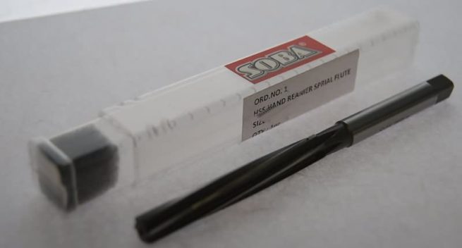 Soba HSS Spiral Hand Reamer  9/32  SORRY OUT OF STOCK
