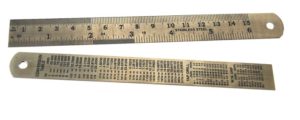 Soba 6 inch / 150mm Steel Rules