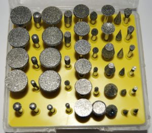 50 PC Set of Diamond Discs and Points 120 Grit- SORRY OUT OF STOCK