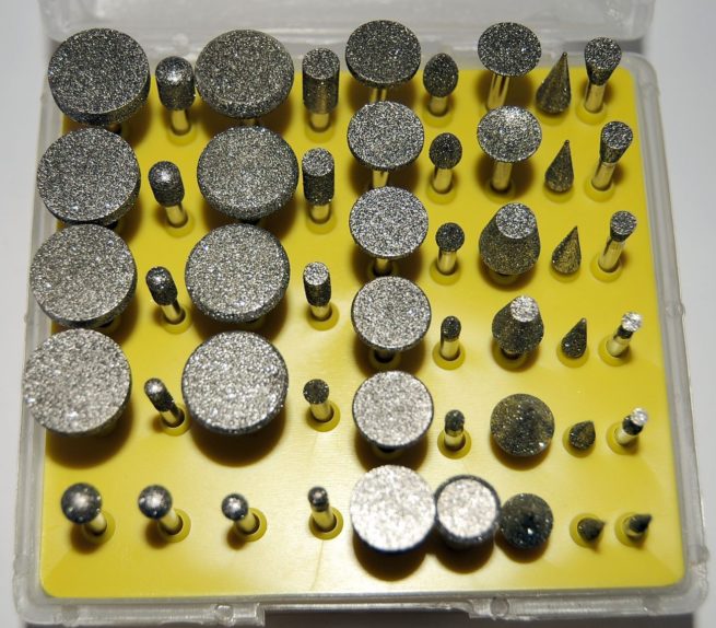 50 PC Set of Diamond Discs & Points 120 Grit