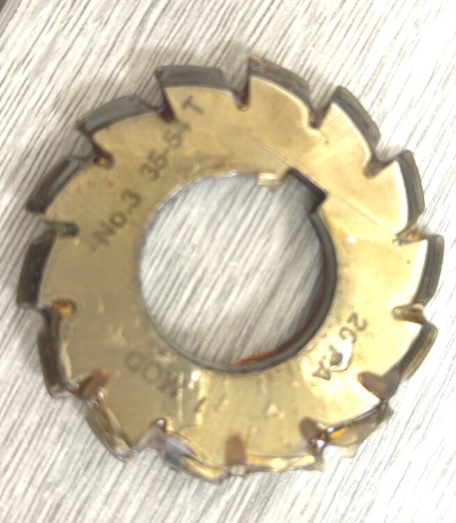 Trubor Involute HSS Gear Cutter 1 Module