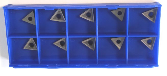 Set of 10 Spare Inserts for Glanze 777304 12mm Lathe Tool Set