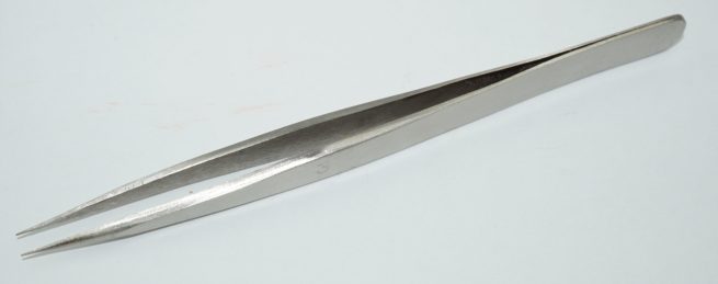 Precision Stainless Steel Tweezers - Straight Points - Image 2