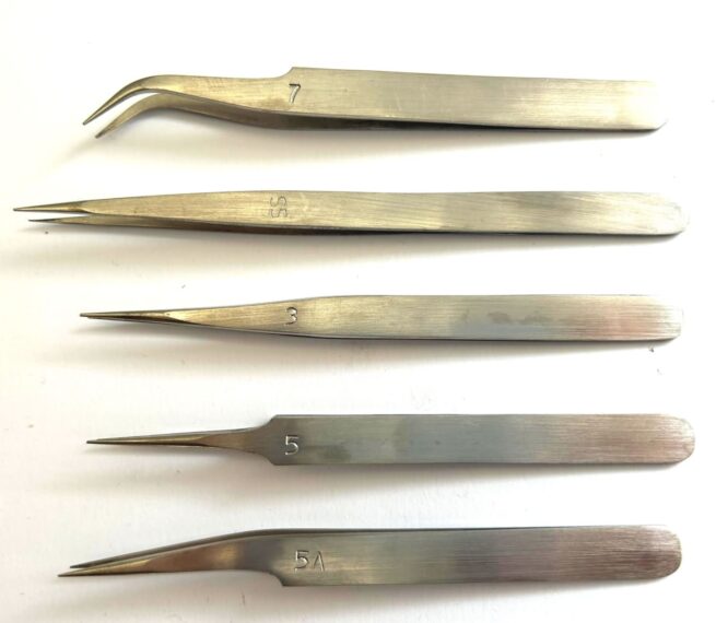 Soba 5 pc Tweezer Set