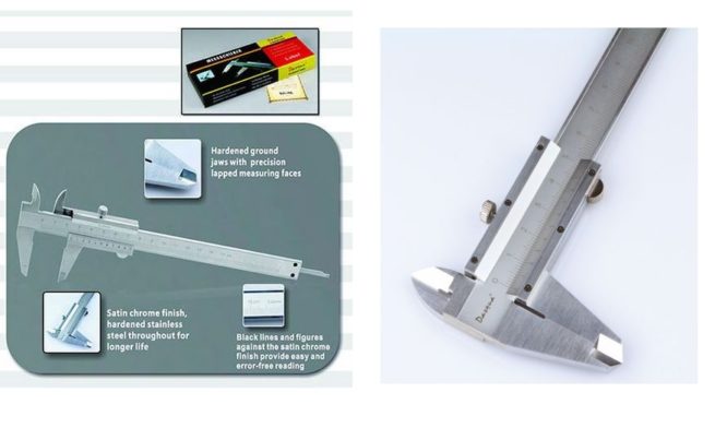 Dasqua Vernier Caliper (Monoblock) 0 - 300 mm / 0 - 12"