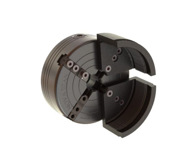NOVA Titan III Chuck with Power Jaws 1 1/4 X 8 tpi Direct Fit